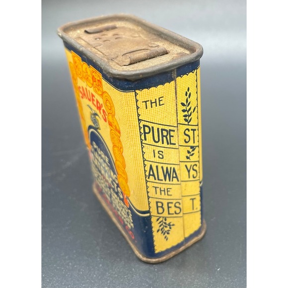 Vintage Sauer's Spice Tin - Mace #1 - Advertising - Picture 2 of 5